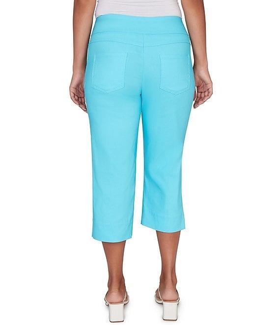 Ruby Rd. Stretch Straight Leg Pull-On Capri Pants Product Image