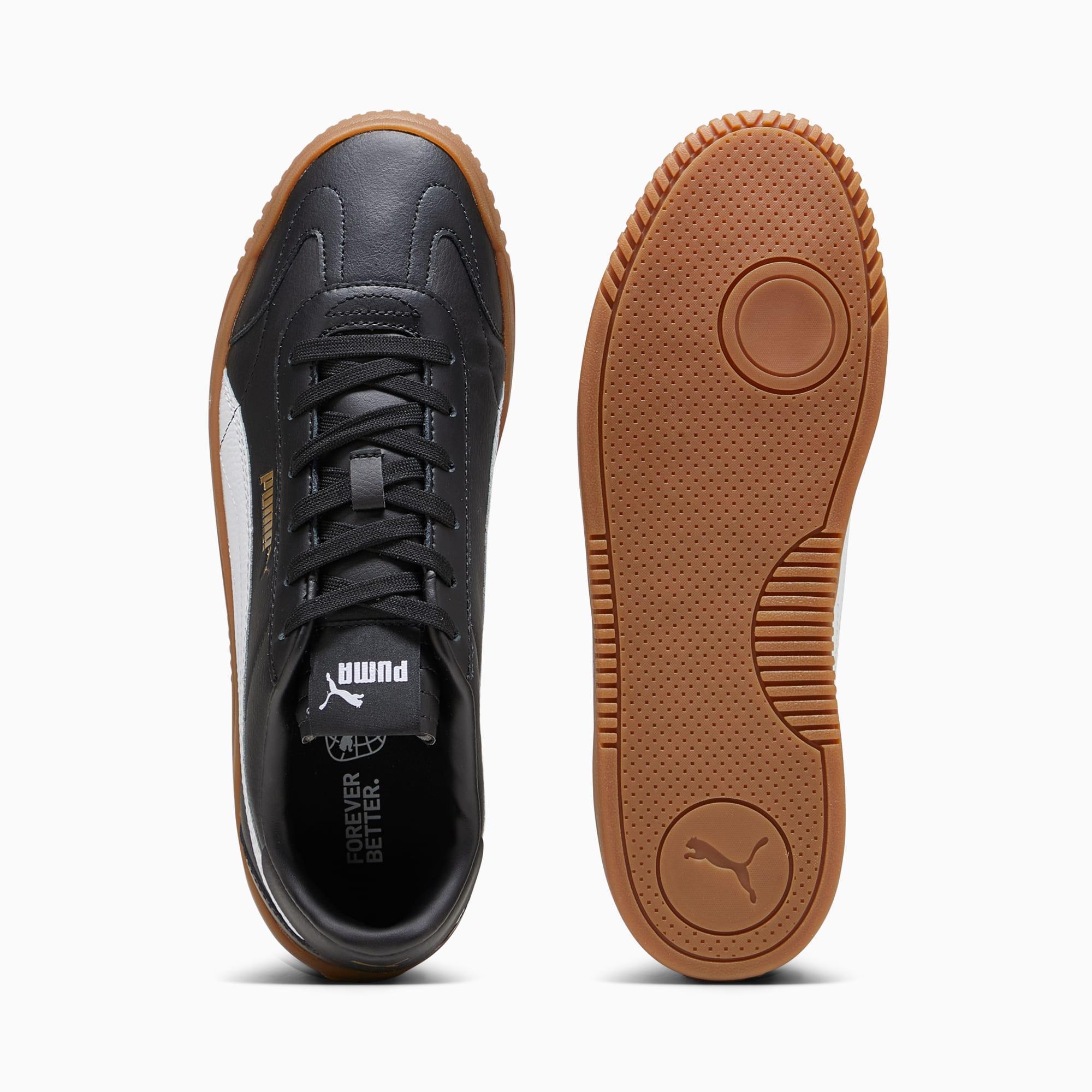 PUMA Club 5v5 Men's Sneakers in Black/White/Gold Product Image