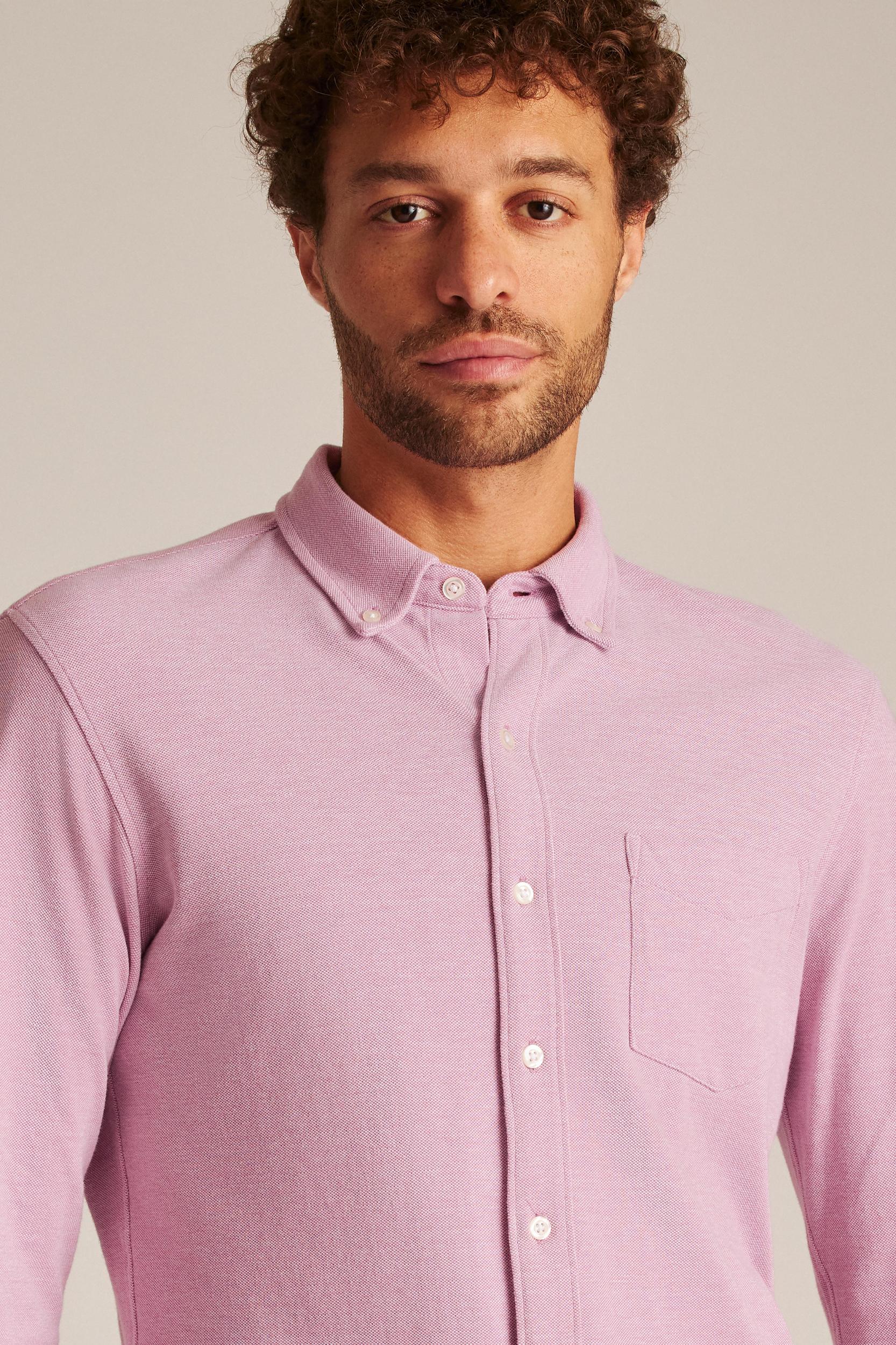 Knit Oxford Shirt Product Image