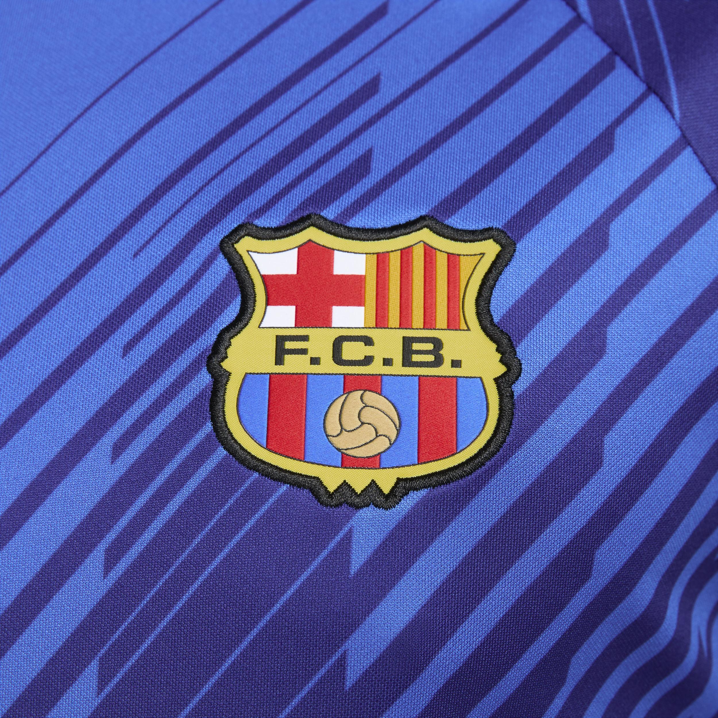 Mens Nike Blue Barcelona 2023/24 Academy Pro Pre-Match Top Product Image