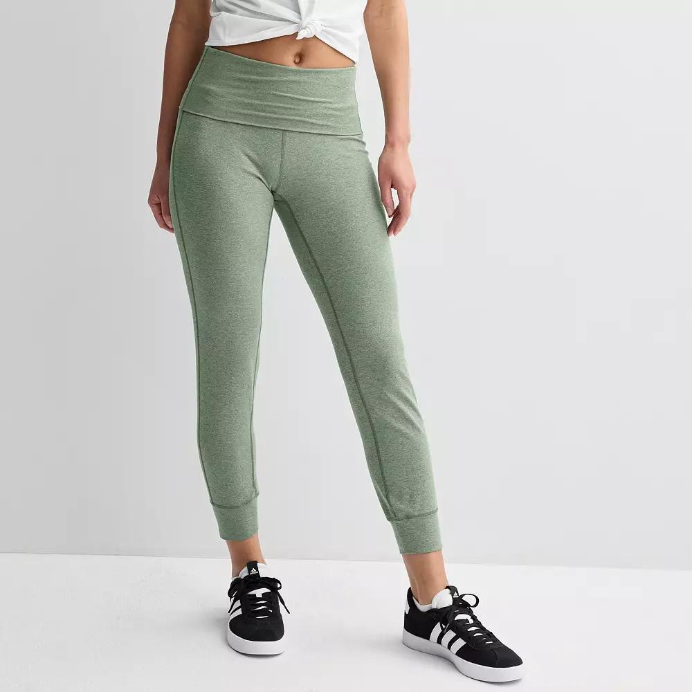 Women's Tek Gear® Essential Soft Foldover Midrise Jogger,  Product Image