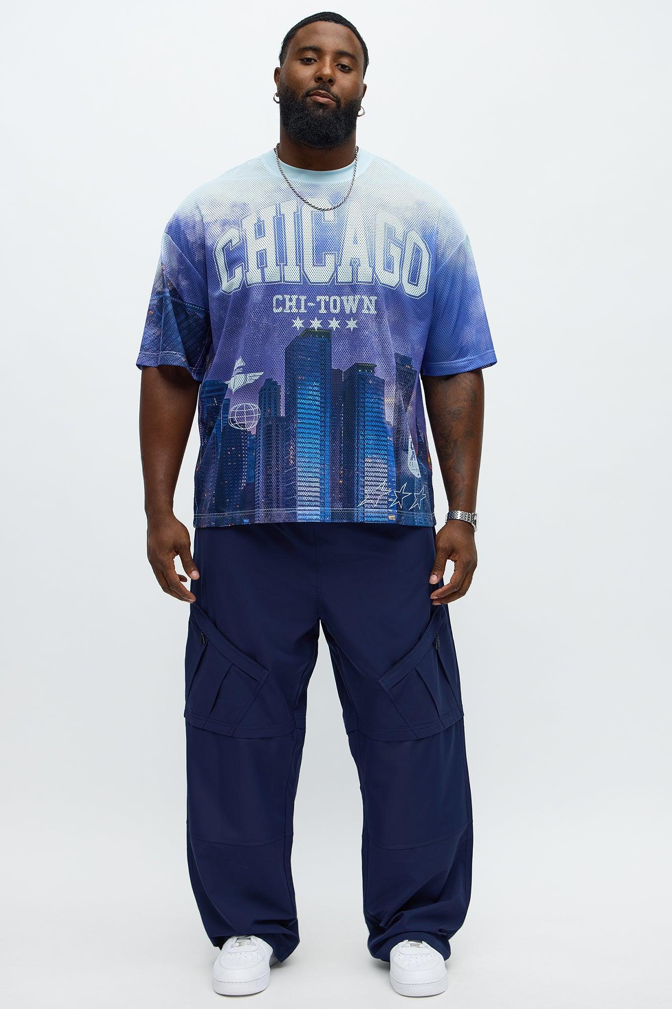 Regular Fit Chicago Tshirt - Blue/combo Male Product Image