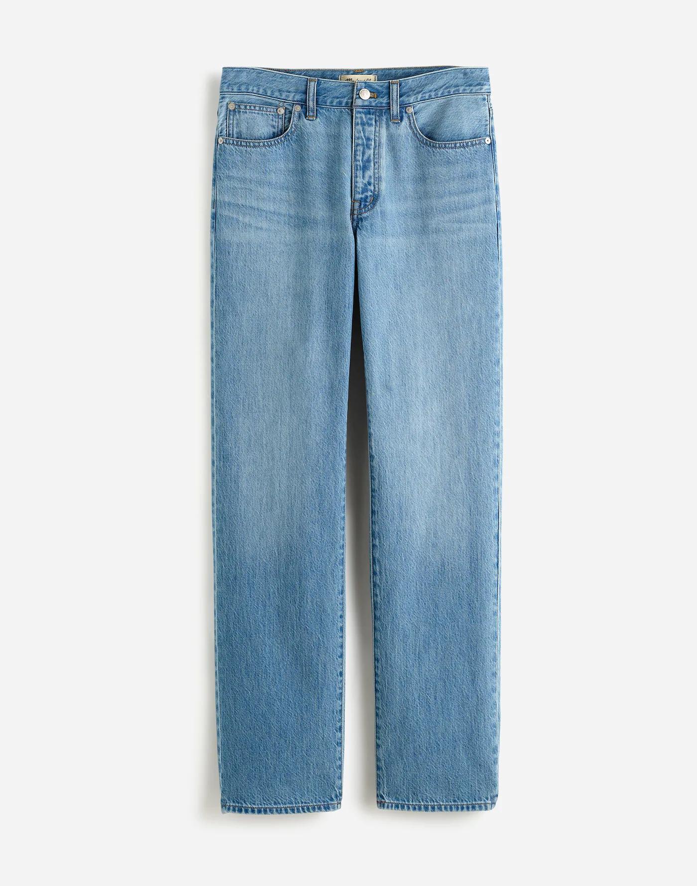 Petite Low-Slung Straight Jeans Product Image