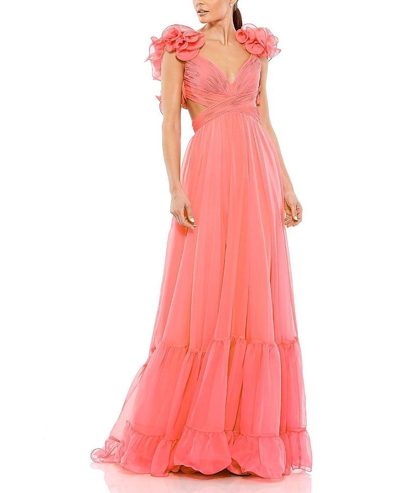 Womens Ieena Cutout Chiffon Gown Product Image