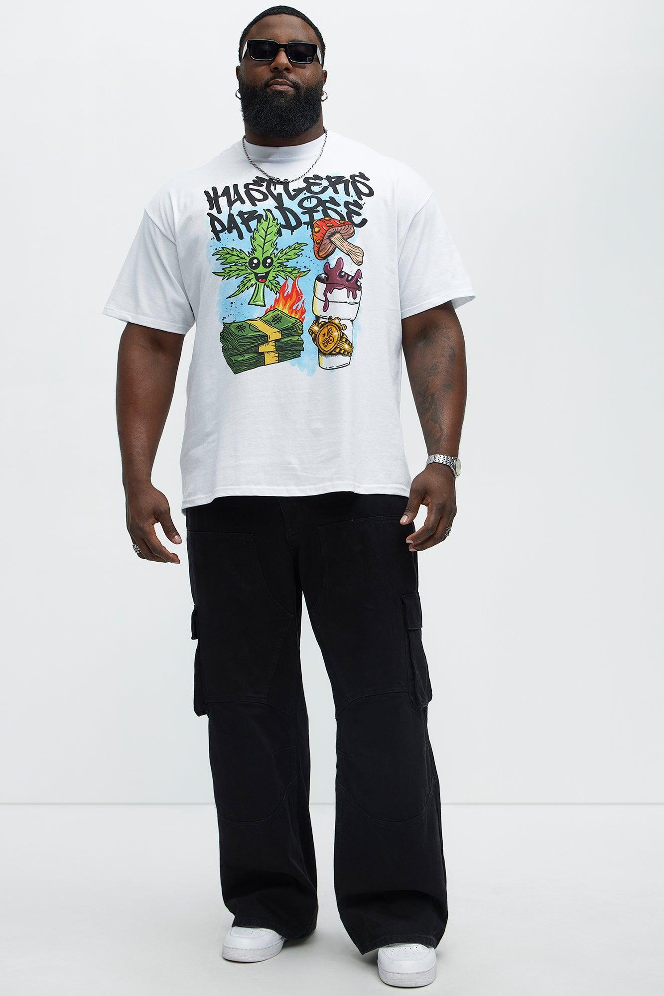 Hustlers Paradise Short Sleeve Tee - White Product Image