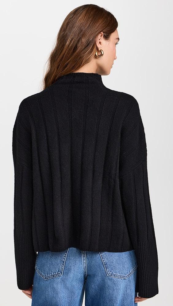 Madewell Solid Hope Wide Rib Recash Turtleneck | Shopbop Product Image