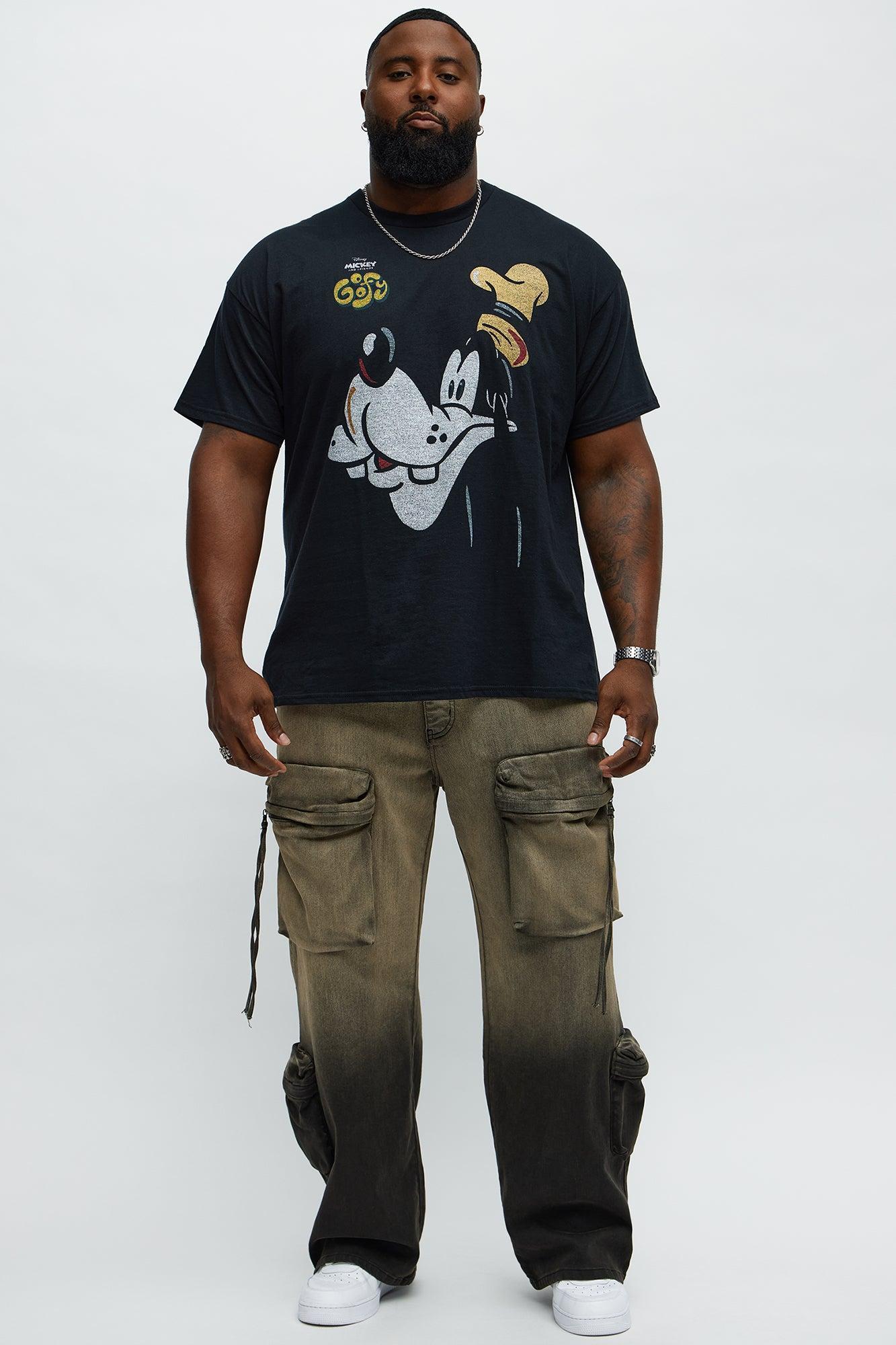 Disney Goofy Short Sleeve Tee - Black Male Product Image