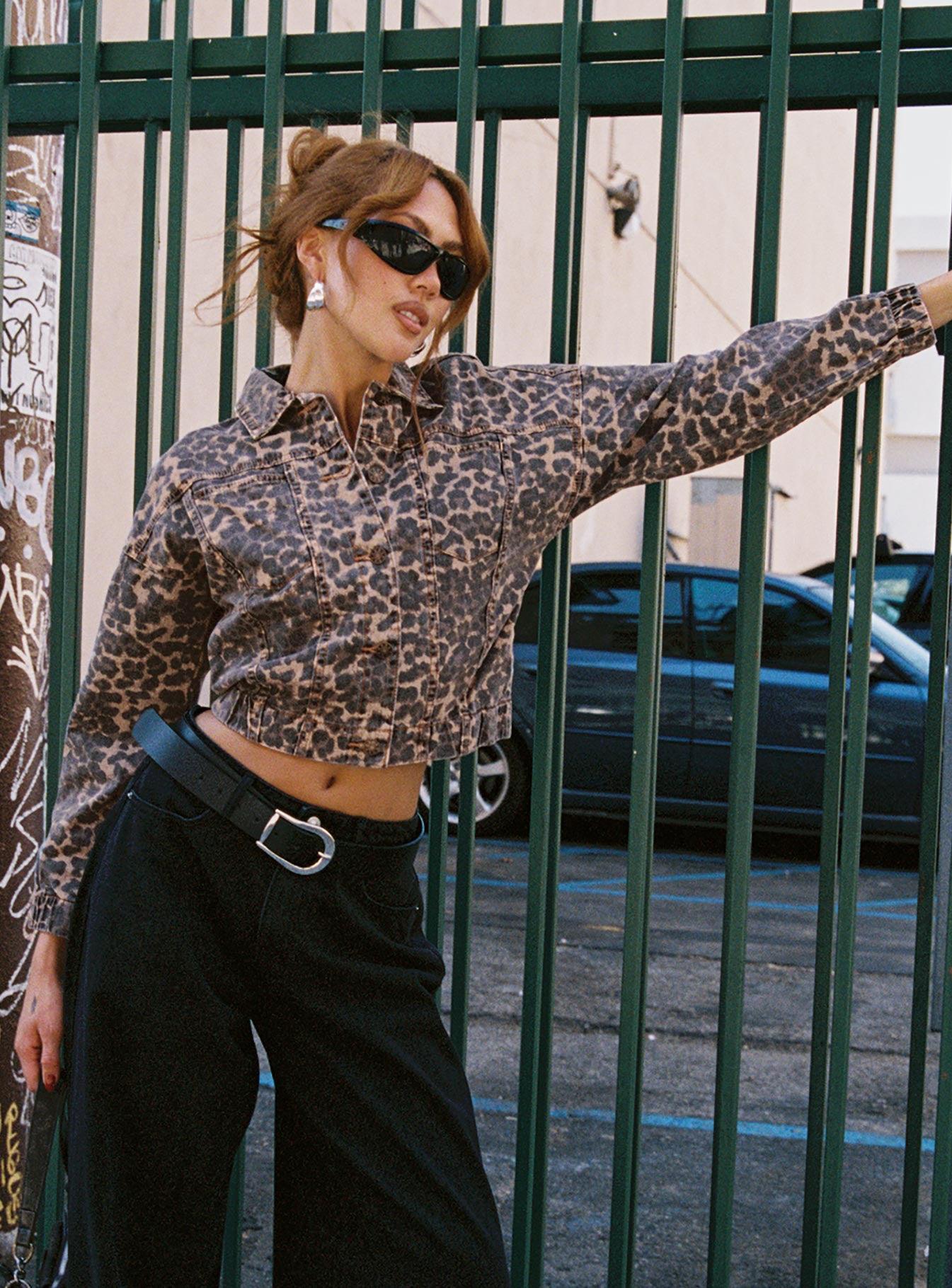 Carmela Jacket Leopard Product Image
