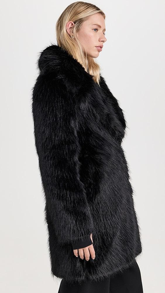 SAM. Faux Fur Mid Coat | Shopbop Product Image