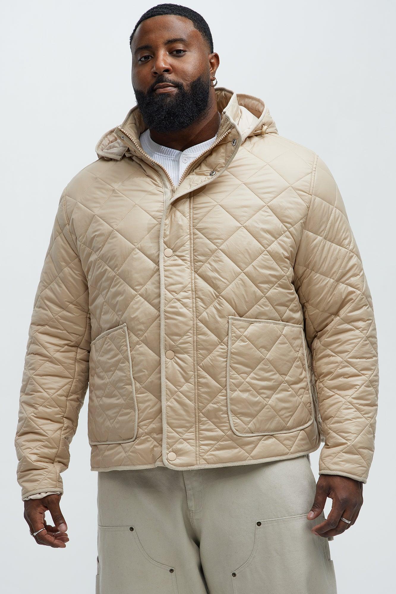 Better By Myself Quilted Jacket - Tan Product Image