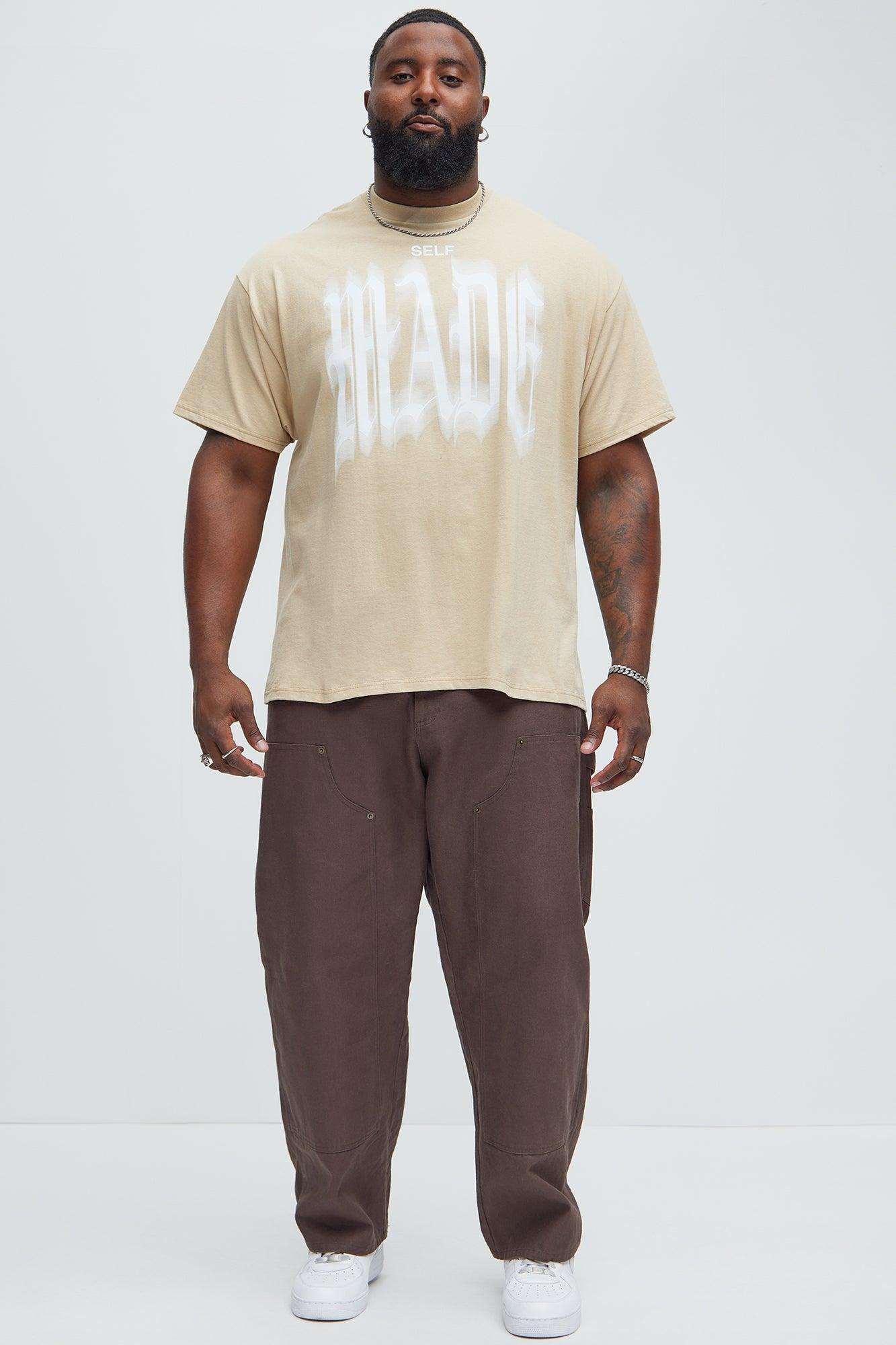 Self Made Me Short Sleeve Tee - Taupe Product Image
