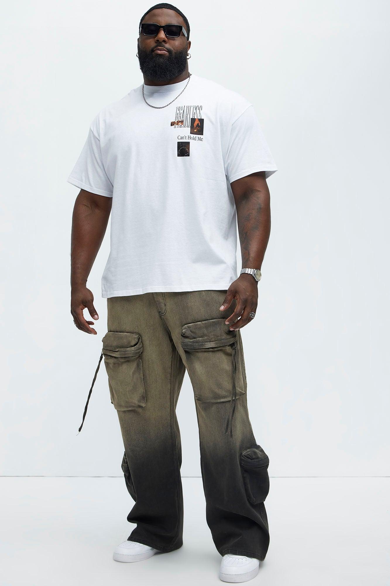 Fear Can't Hold Me Short Sleeve Tee - White Product Image