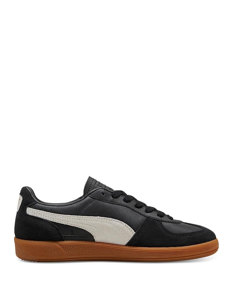 Mens PUMA Palermo Athletic Shoe - Black / Feather Gray / Gum Product Image