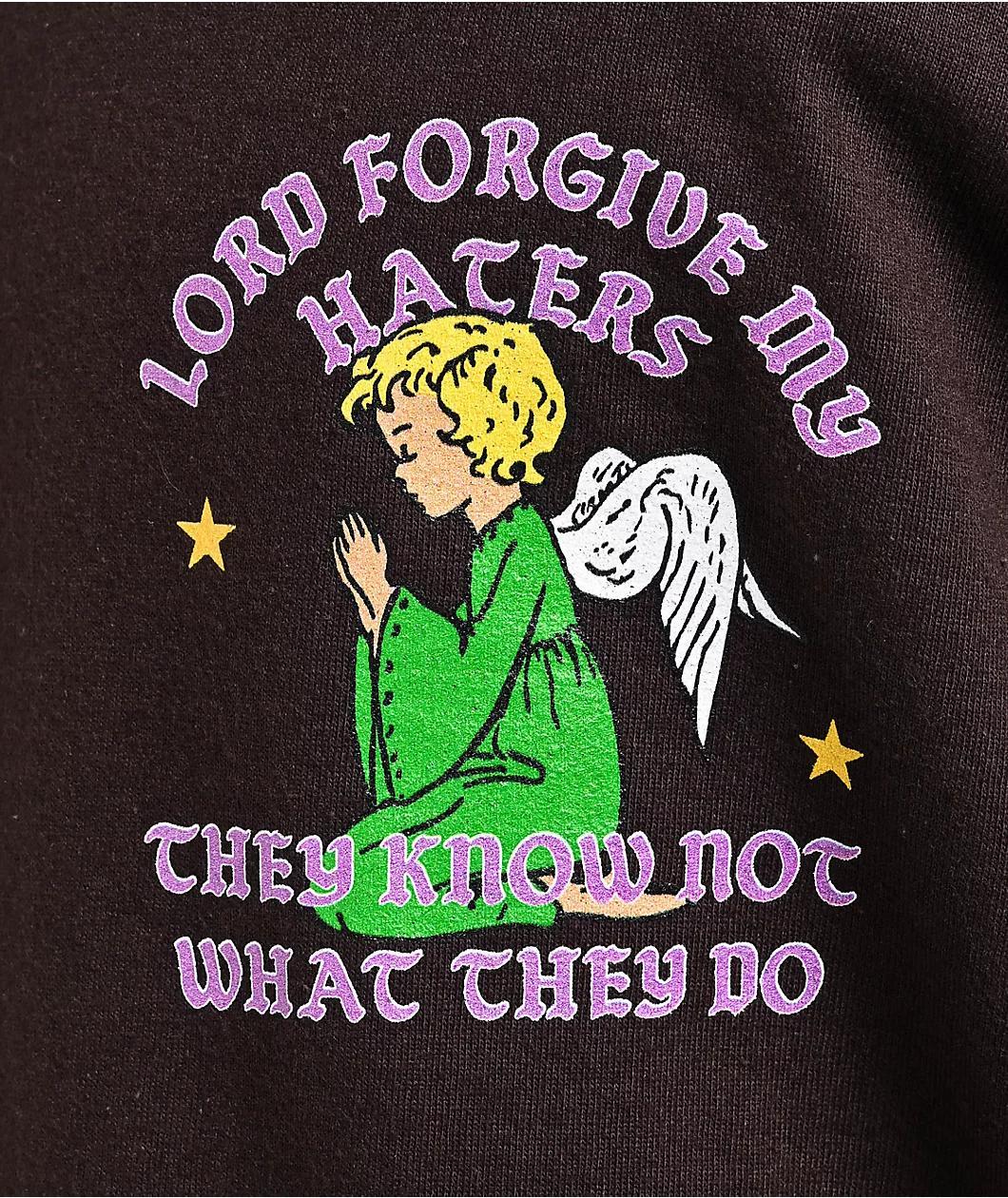 40s & Shorties Lord Forgive Brown T-Shirt Product Image