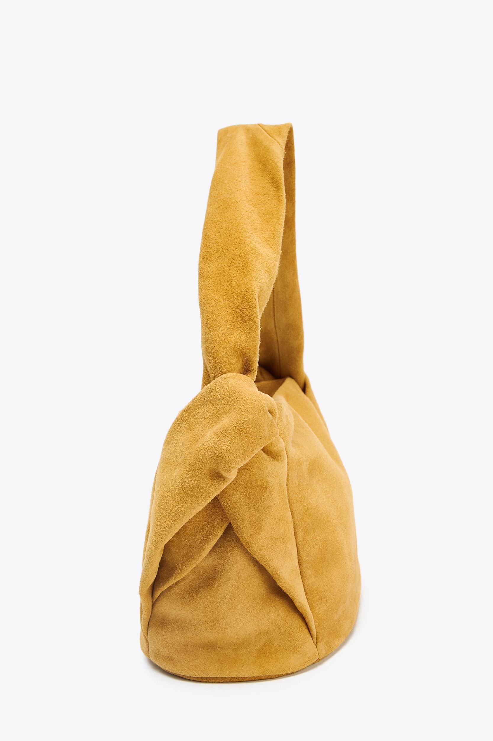 SPLIT LEATHER HANDBAG Product Image