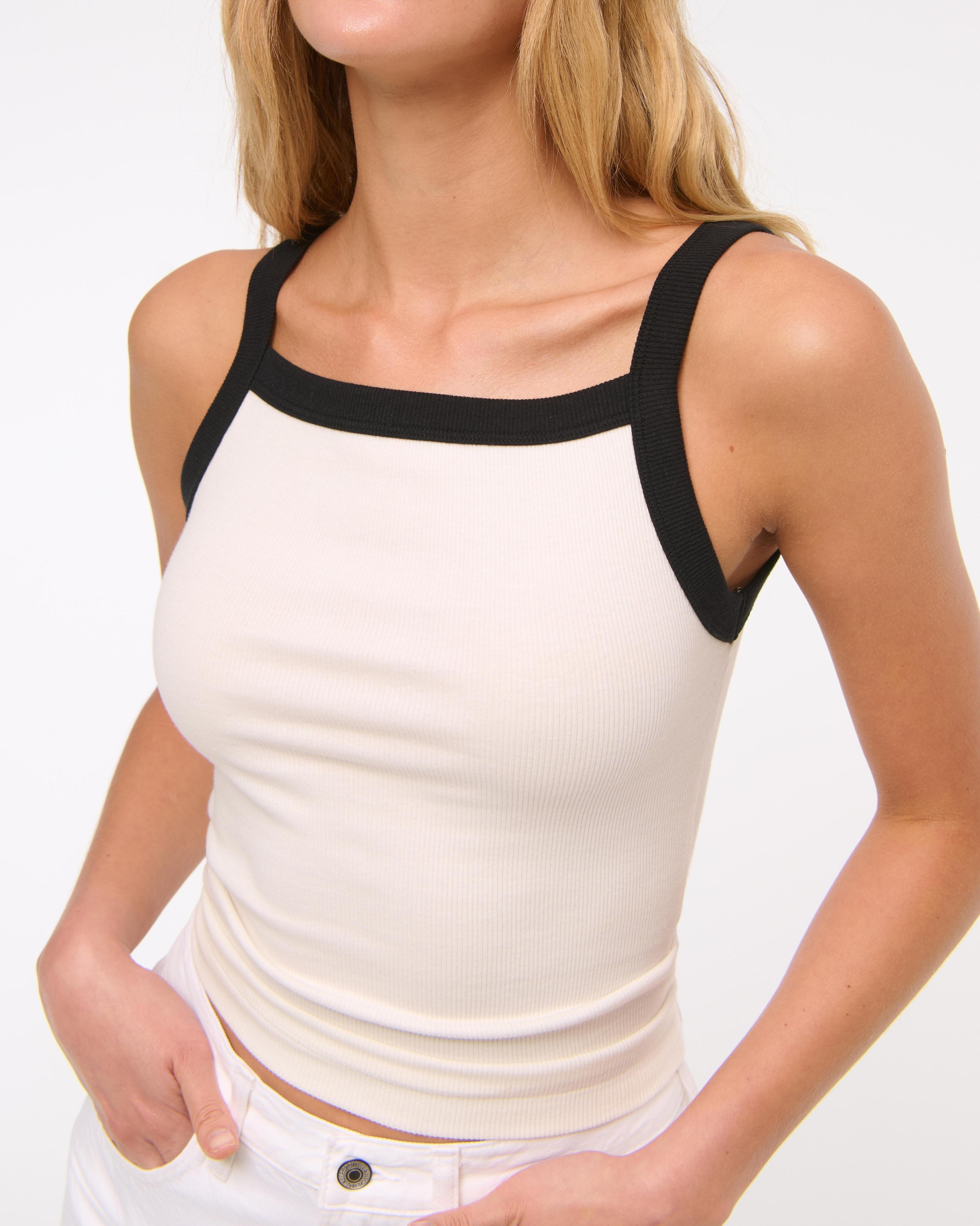 Straight Neck Rib Tank Product Image