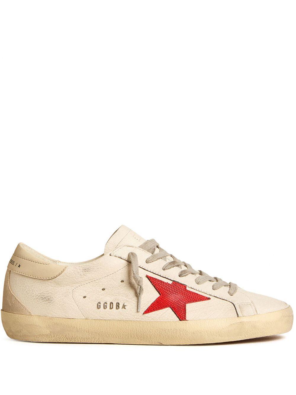 GOLDEN GOOSE Super-star Low-top Sneakers In White Product Image