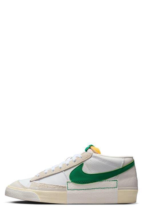 NIKE Men's Blazer Low Pro Club Shoes In White Product Image