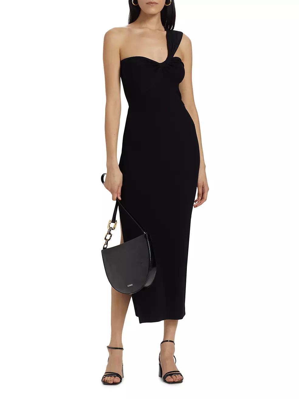 Brie Sweetheart One-Strap Cocktail Dress Product Image