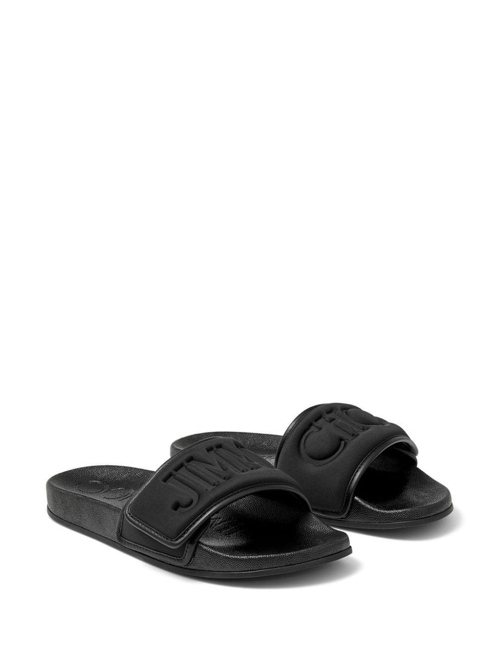 Fitz logo-debossed slides Product Image