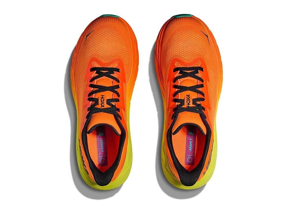 Hoka Men's Arahi 7 (Electric Tangerine/Black) Men's Shoes Product Image