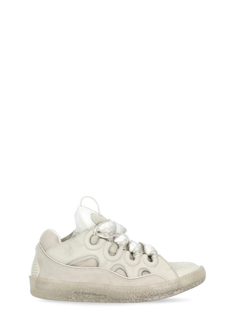 LANVIN Curb Sneakers In White Product Image