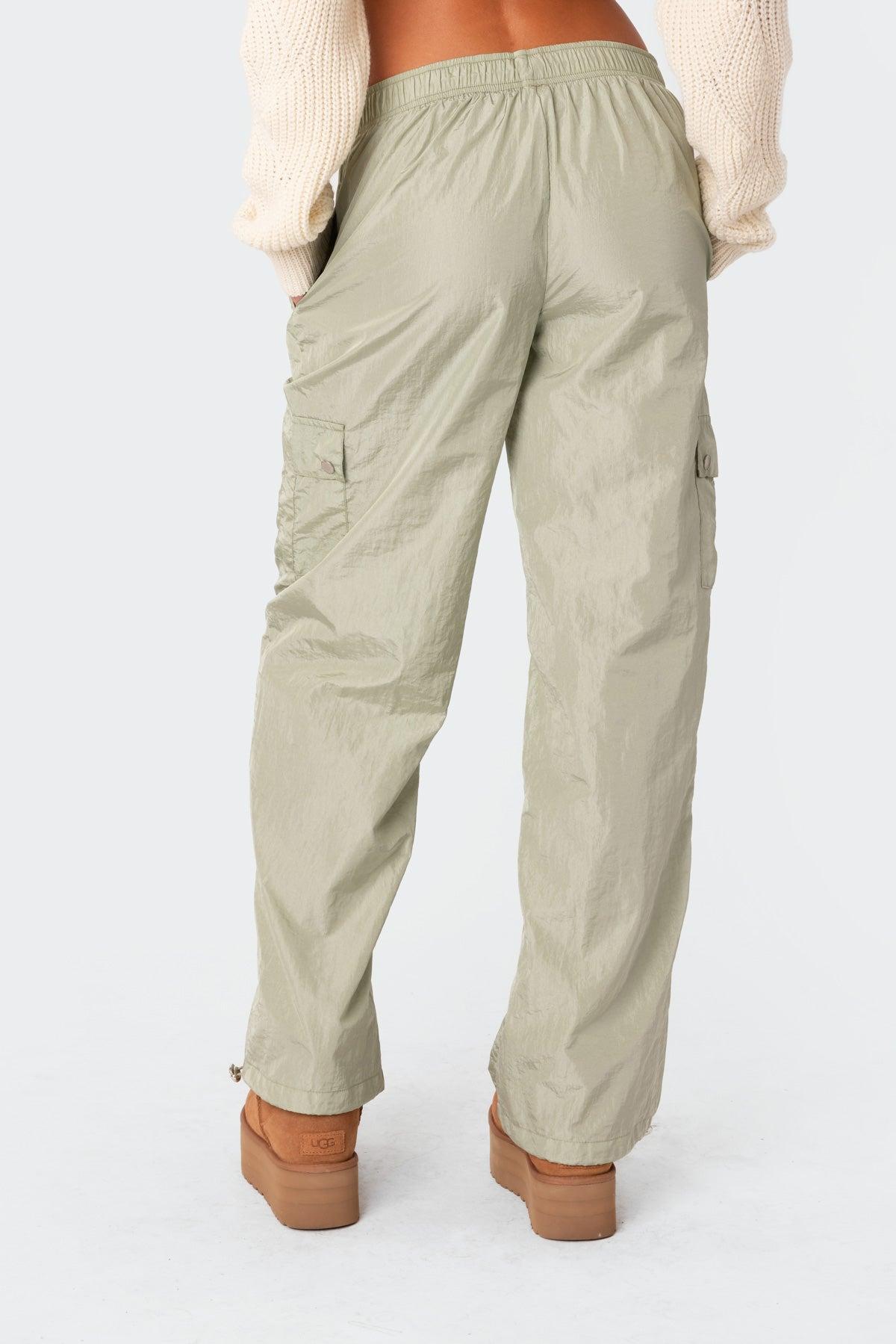 Roy Low Rise Nylon Cargo Pants Product Image