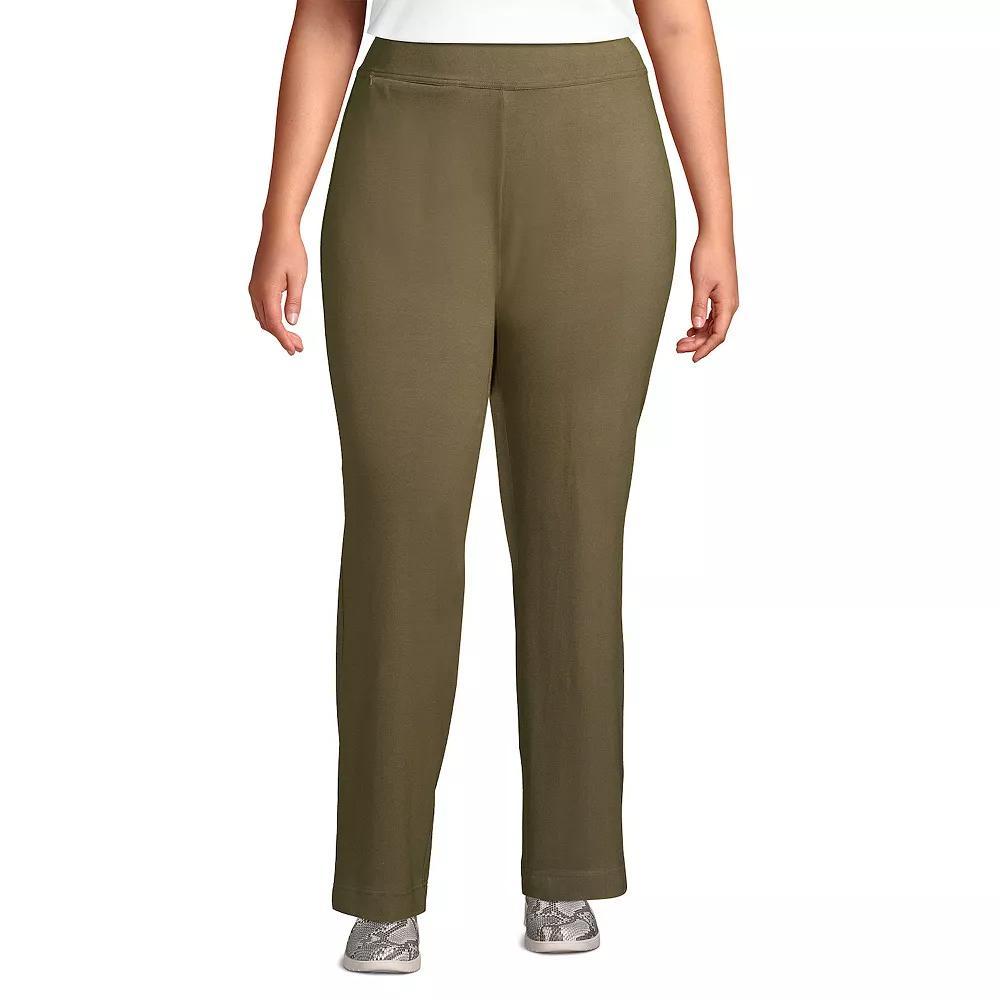 Women's Lands' End Starfish Straight-Leg Pull-On Pants,  Product Image