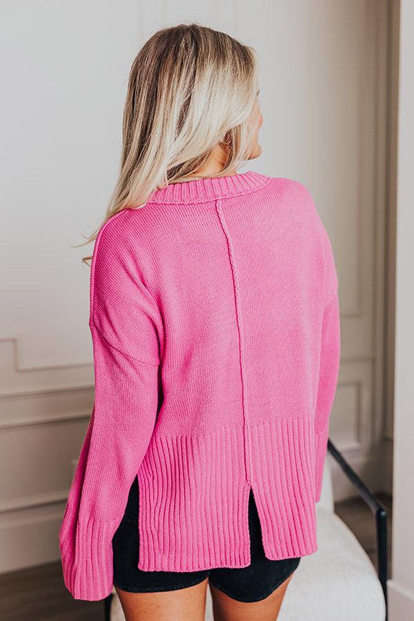 Under The Clouds Sweater In Violet Product Image