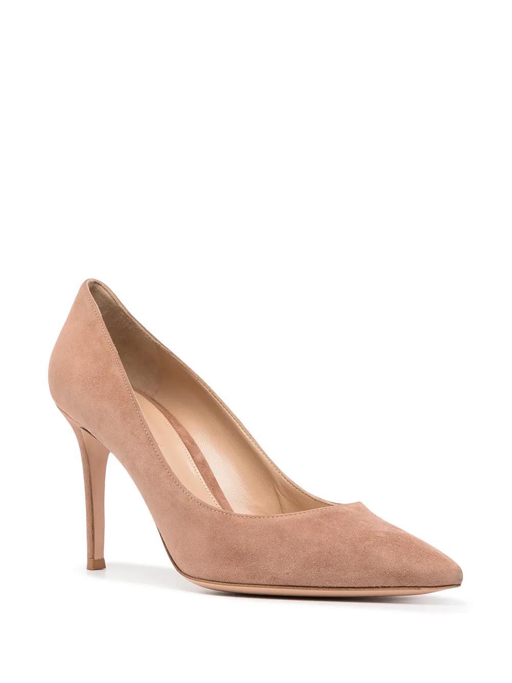 Gianvito 85mm Suede Pumps In Pink Product Image