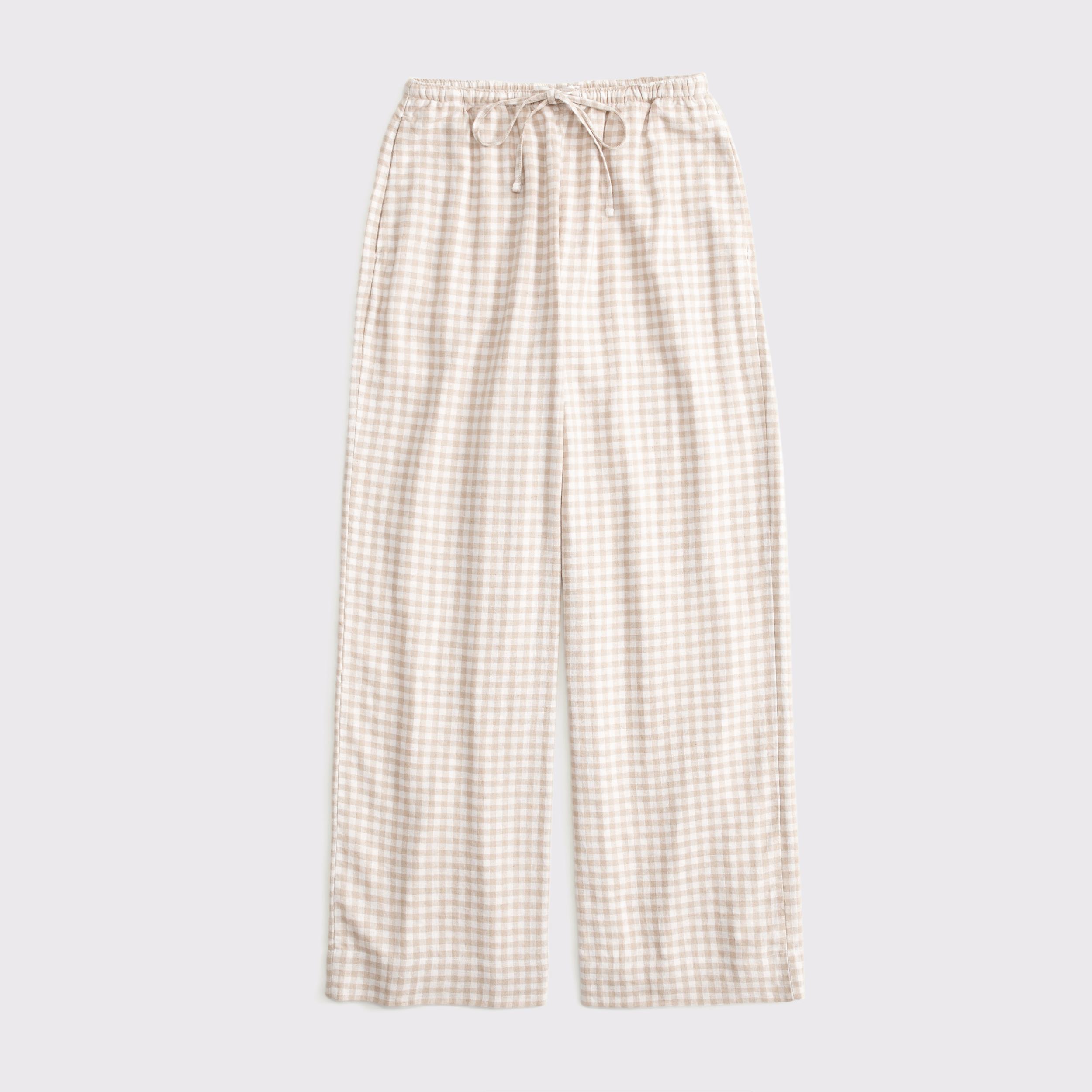 Linen-Blend Pull-On Pant Product Image