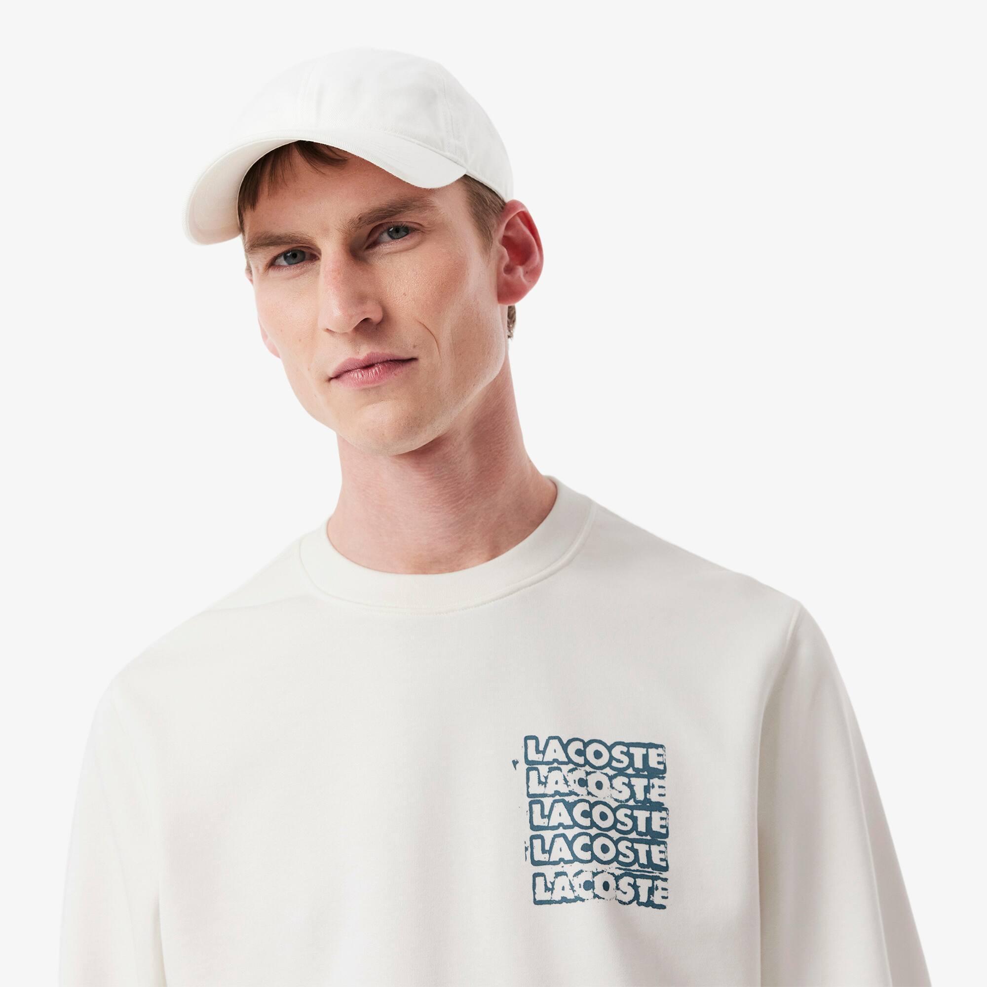 Men's Graphic Print Fleece Sweatshirt Product Image