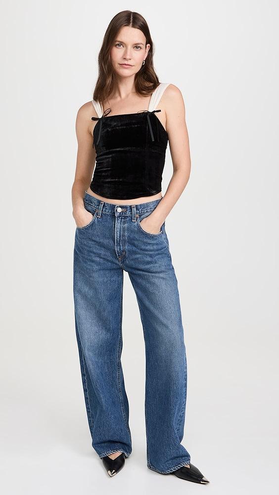 PAIGE Tuli Velvet Top | Shopbop Product Image