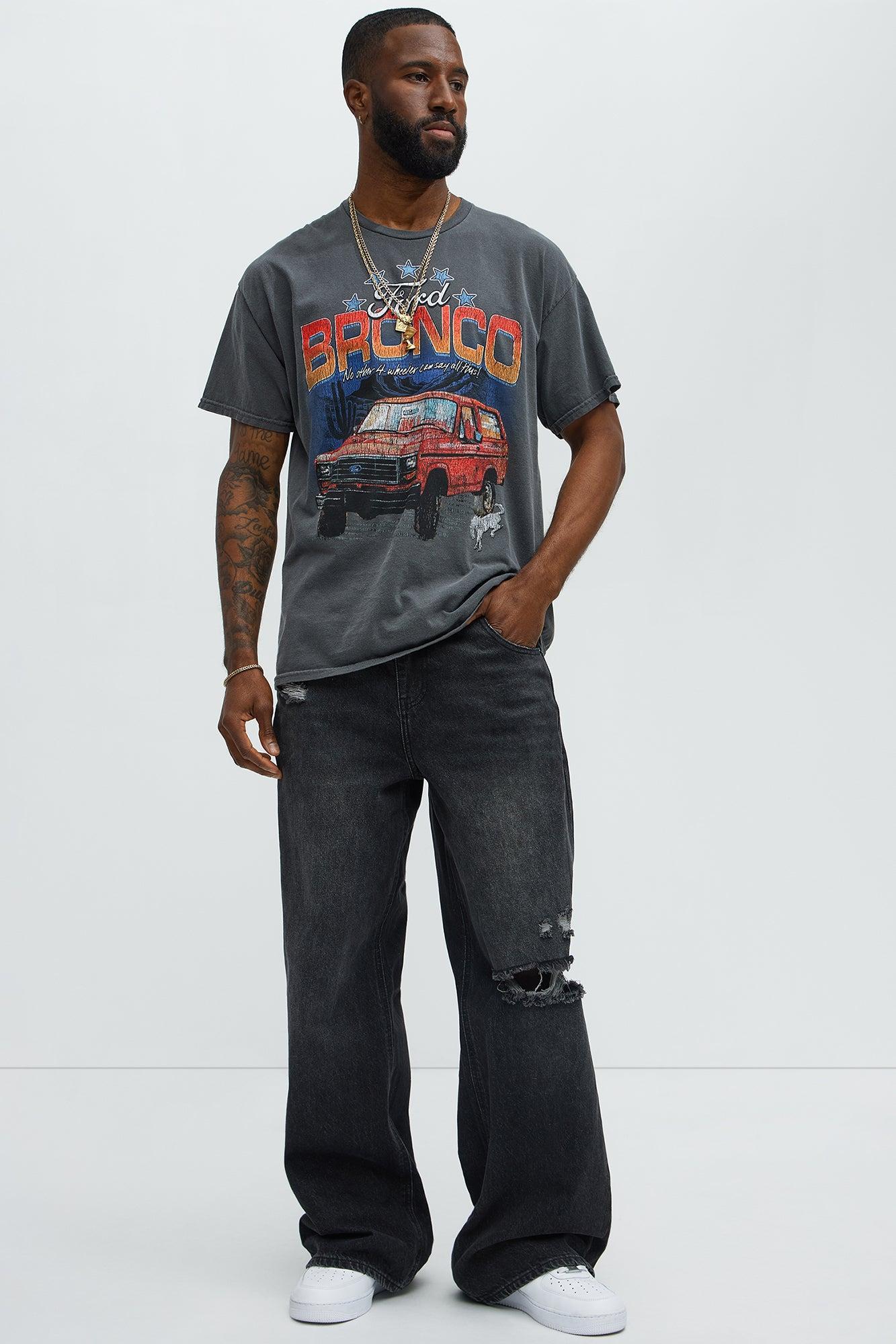 Ford Bronco Built Wild Short Sleeve Tee - Black Male Product Image