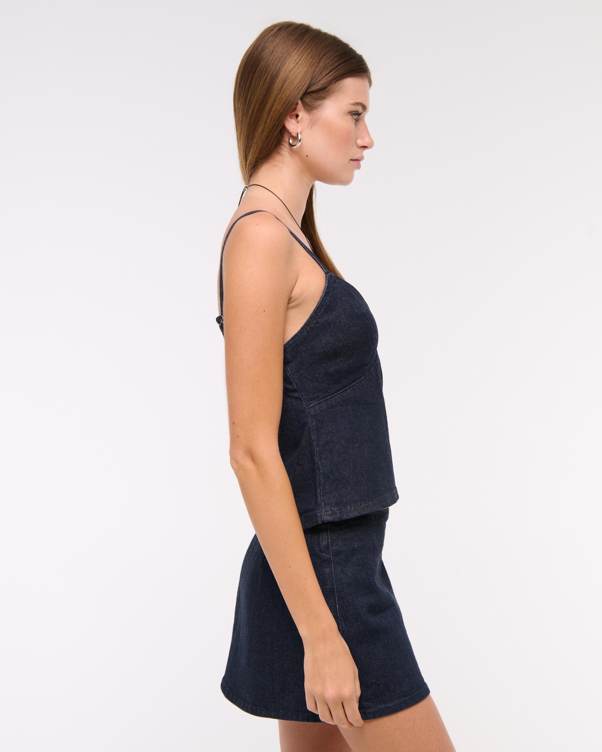 Denim Babydoll Cami Product Image