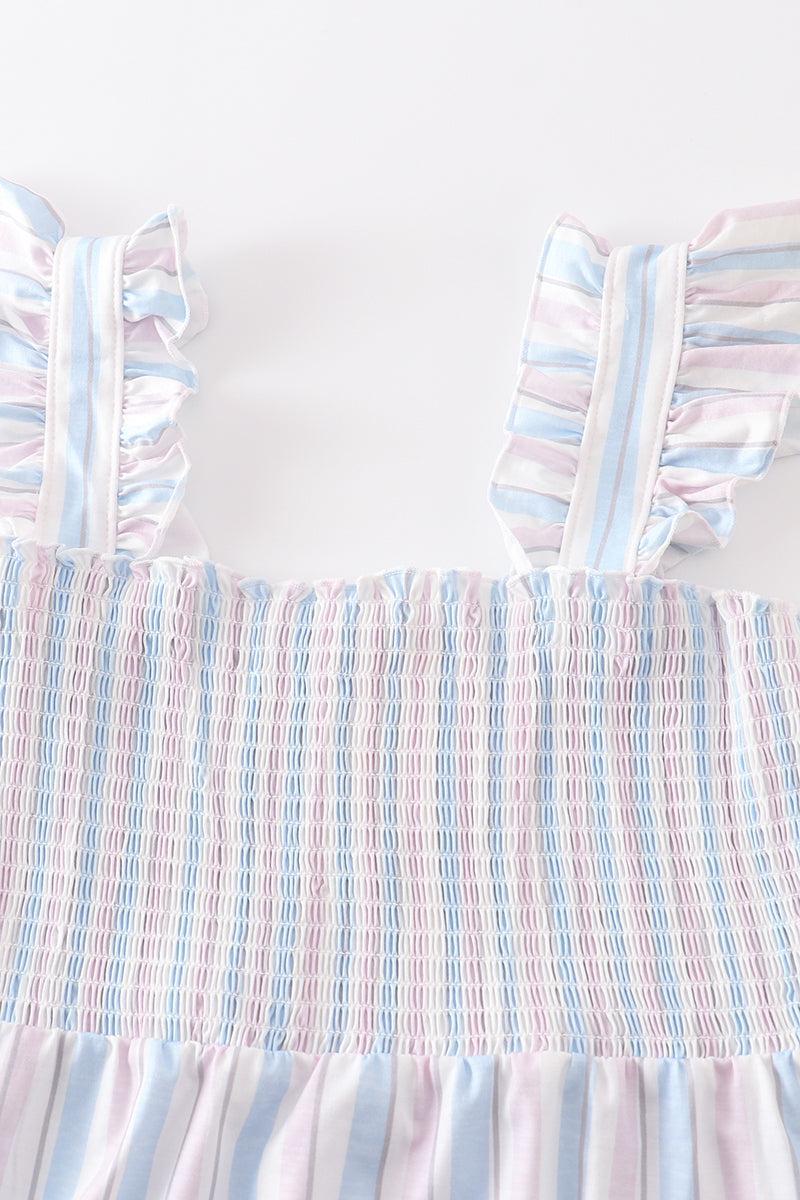 Bow applique print mom&me dress Product Image