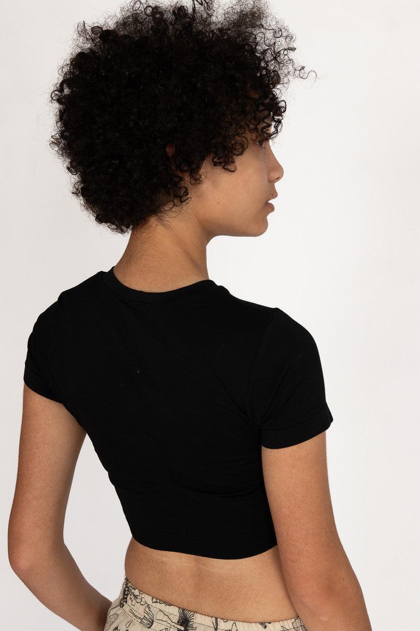 Double Layer Crop Tee Product Image