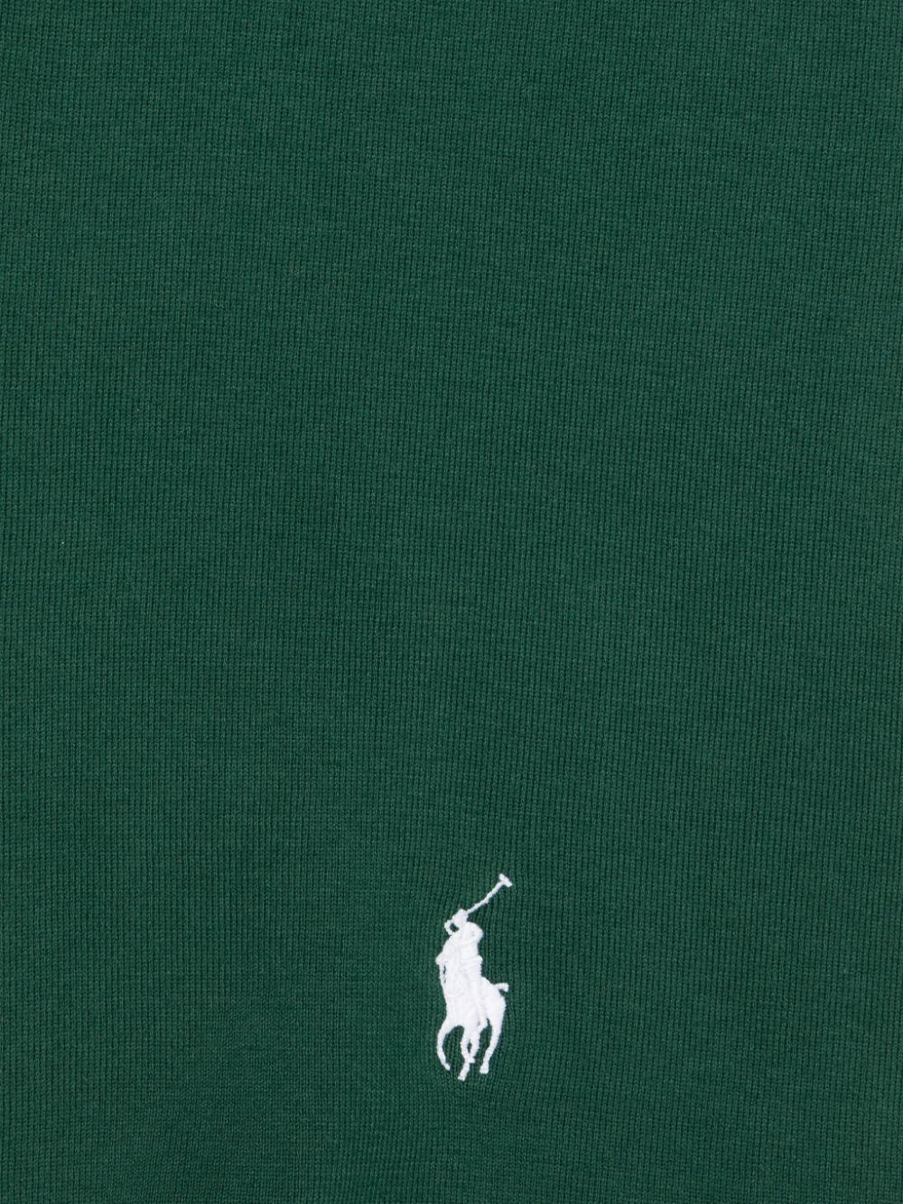 POLO RALPH LAUREN Polo Pony Embroidery Scarf Set In Green Product Image