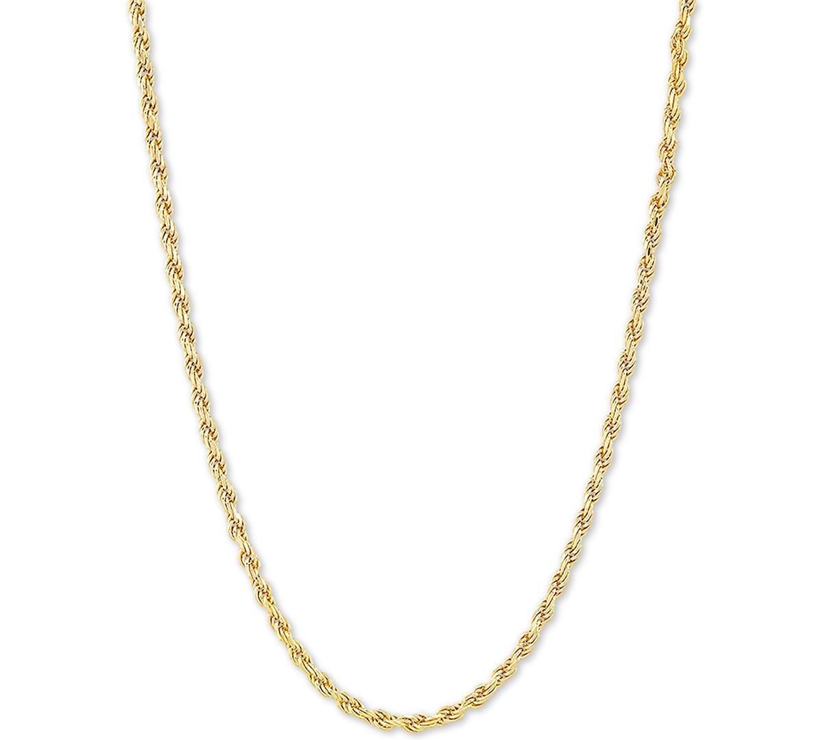 Rope Link 22 Chain Necklace in 18k Gold-Plated Sterling Silver Product Image