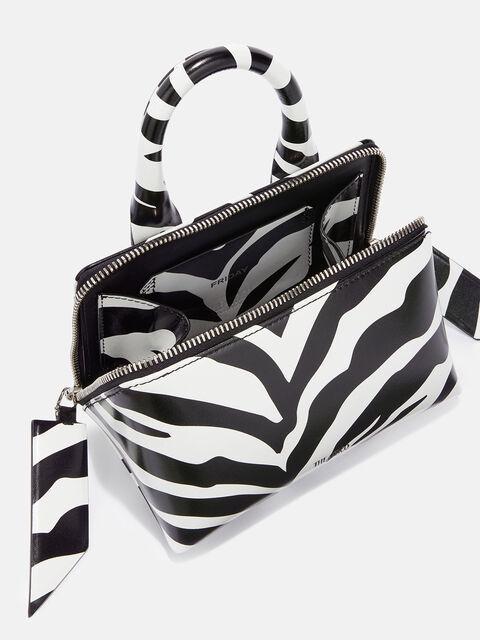 ''Friday'' white and black mini bag Product Image