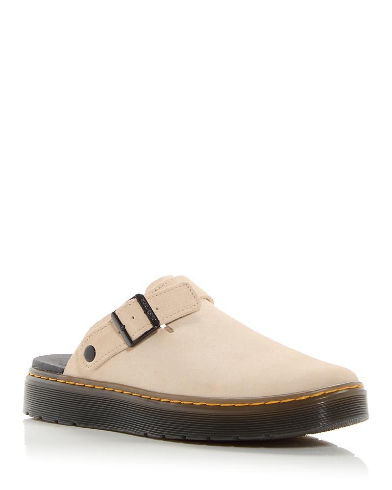 Dr. Martens Womens Carlson Suede Buckle Strap Clogs Product Image