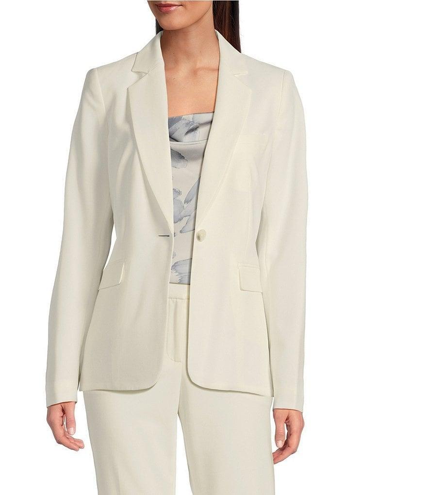 DKNY By Donna Karan Notch Lapel One-Button Jacket Product Image