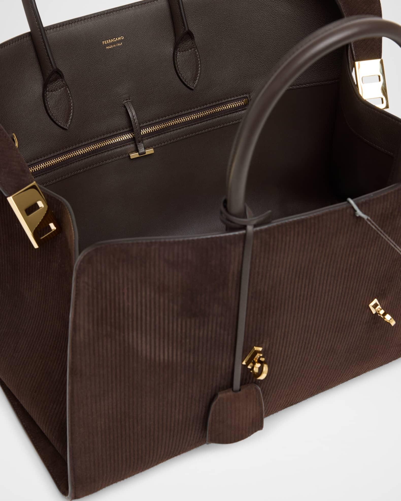 Hug Suede Corduroy Shoulder Bag Product Image