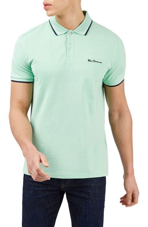 Ben Sherman Mens Signature Tipped Short-Sleeve Polo Shirt Product Image