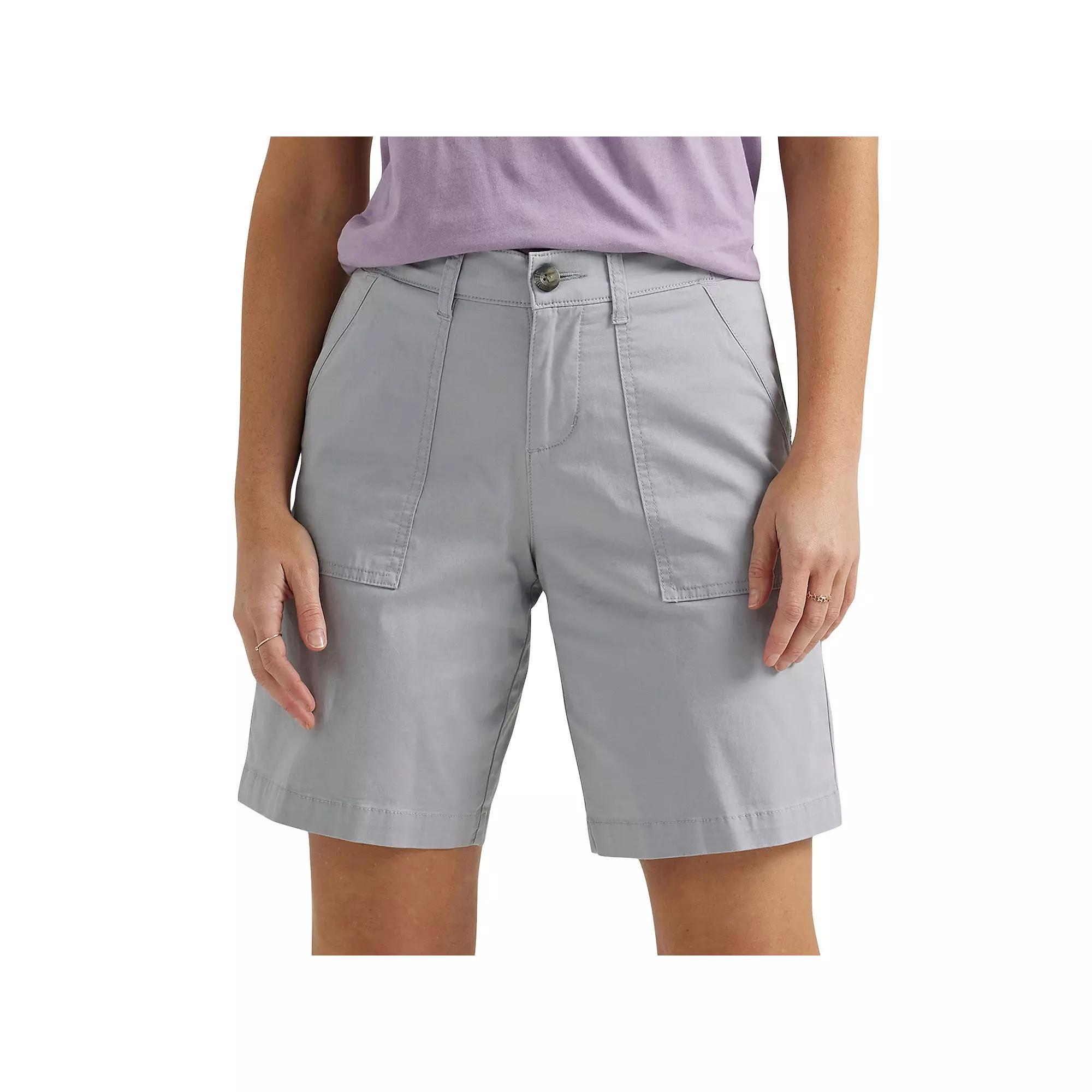Womens Lee Ultra Lux Comfort Flex to Go Utility Bermuda Shorts Product Image