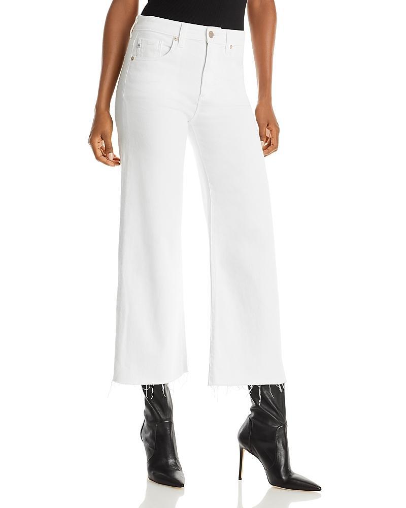 Saige High Rise Wide-Leg Crop Jeans Product Image