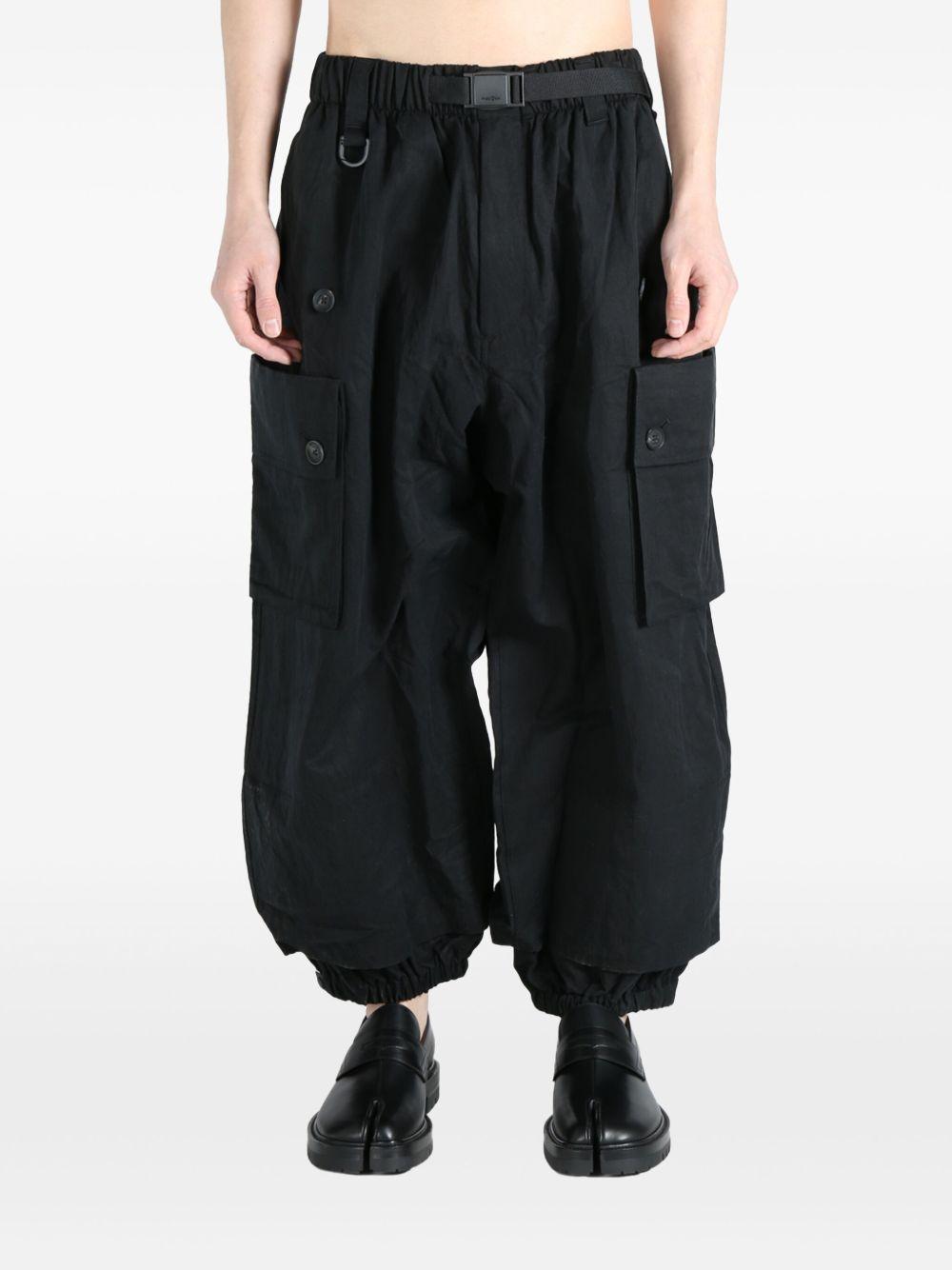 twill cargo trousers Product Image