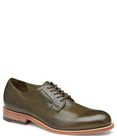 Johnston  Murphy Collection Mens Ellsworth Brogue Cap Toe Leather Oxfords Product Image