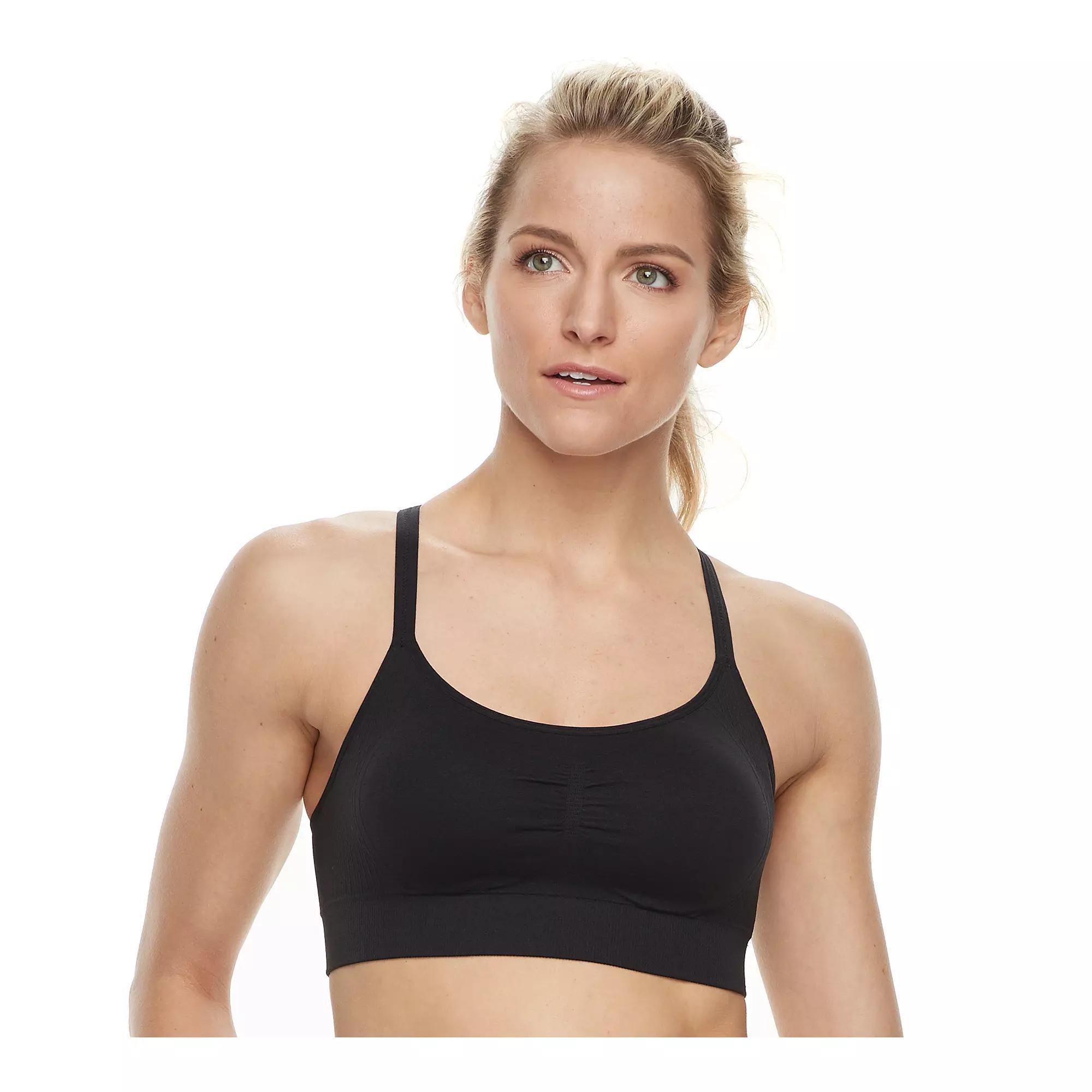 Tek Gear® Seamless Low-Impact Adjustable Sports Bra, Women's,  Product Image