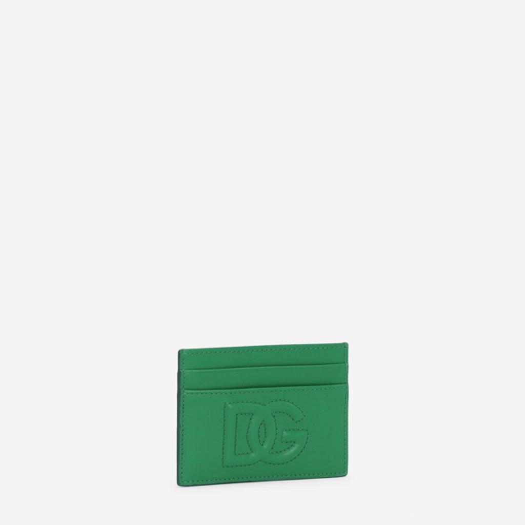 DOLCE & GABBANA Dg Logo Card Holder In Green Product Image